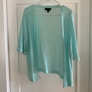 Teal blue cardigan